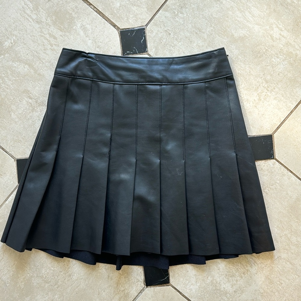 Abercrombie and fitch vegan leather skirt, size S